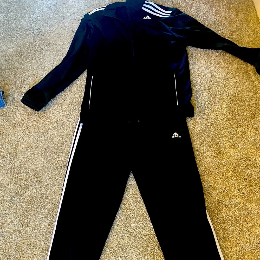 Mens original Addidas tracksuit size large
